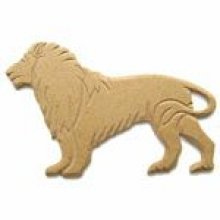 Lion MDF à peindre 15 cm x 12 cm